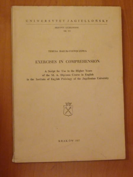 Exercises in Comprehension
