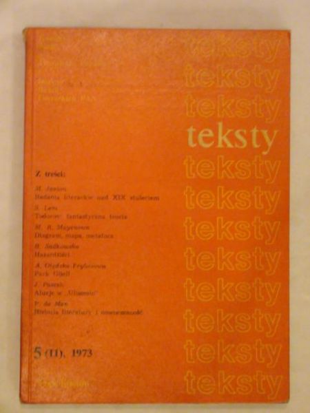 Teksty 4 (10), 1973