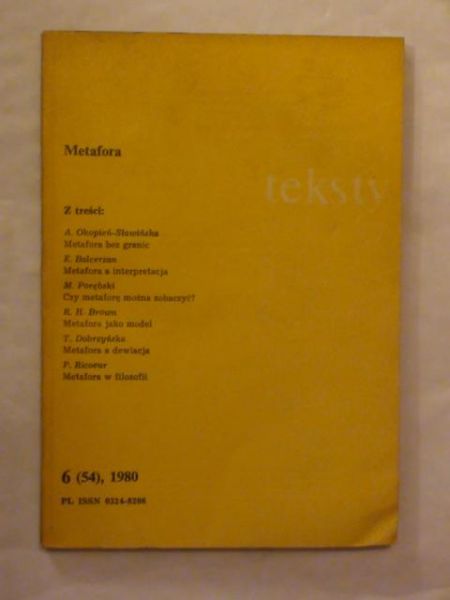 Teksty 6 (54) 1980
