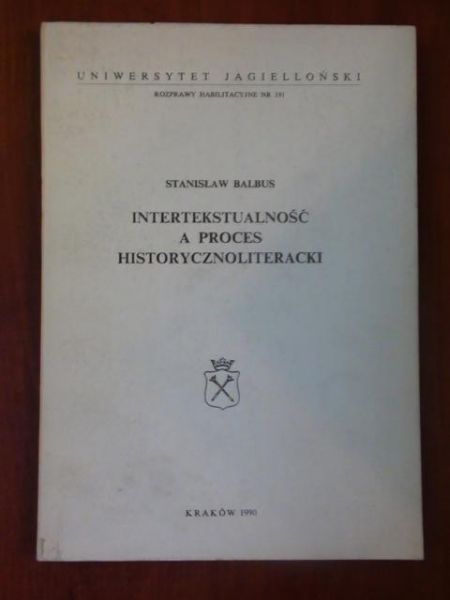 Intertekstualność a proces historycznoliteracki