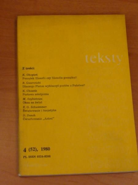 Teksty 4 (52), 1980