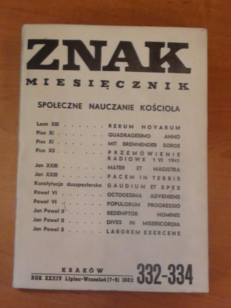 Znak 1982 nr 332-334