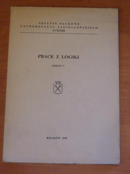 Prace z logiki Zeszyt 5