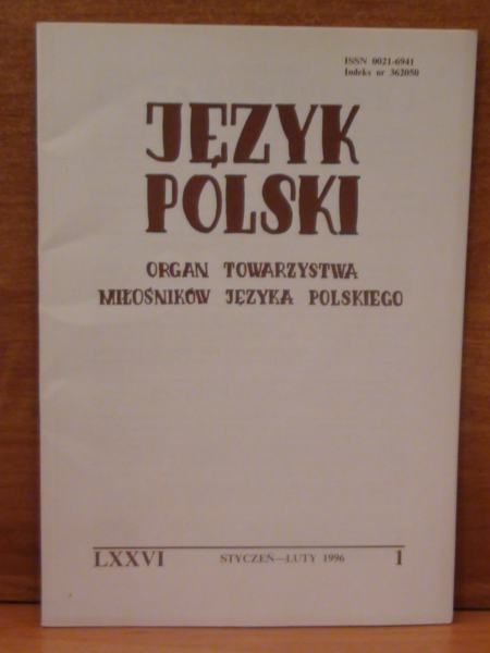 (red.) - Język polski, styczeń - luty 1996
