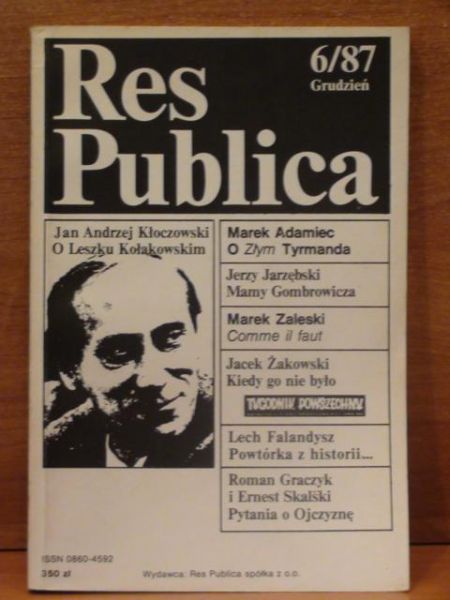 Król Marcin(red.)- Respublica 6/87