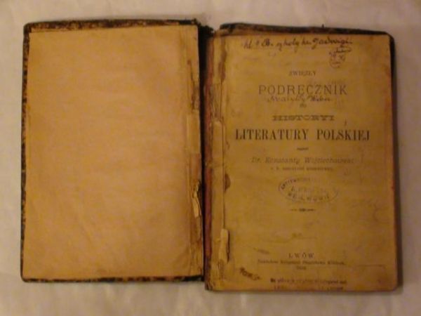Zwięzły podręcznik historyi literatury polskiej 1899