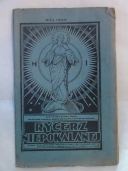 Rycerz Niepokalanej Maj Nr 5 1934 r.