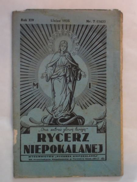Rycerz Niepokalanej Nr 7 1935 r.