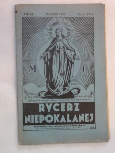 Rycerz Niepokalanej Nr 3 1936 r.