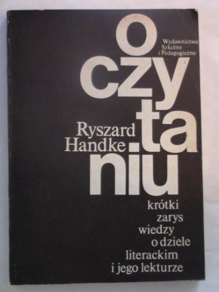 Handke Ryszard - O czytaniu