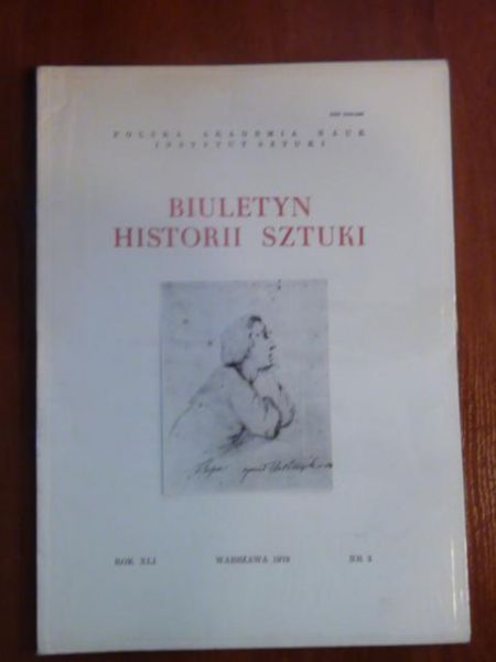 Biuletyn Historii Sztuki Nr 3 1979 r.