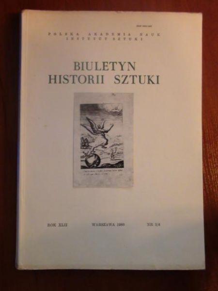 Biuletyn Historii Sztuki Nr 3/4 1980 r.