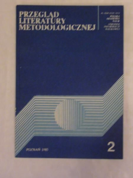 Przegląd Literatury Metodologicznej Nr 2