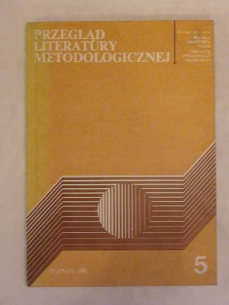 Przegląd Literatury Metodologicznej Nr 5