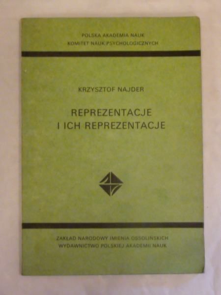 Najder Krzysztof - Reprezentacje i ich reprezentacje