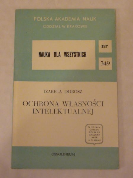 Dobosz Izabela - Ochrona własności intelektualnej