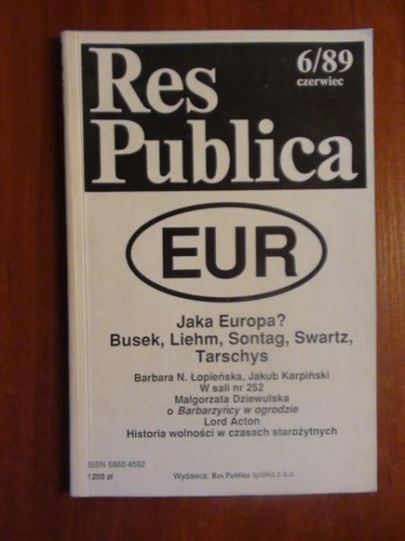 Król Marcin (red.) - Respublica 6/89