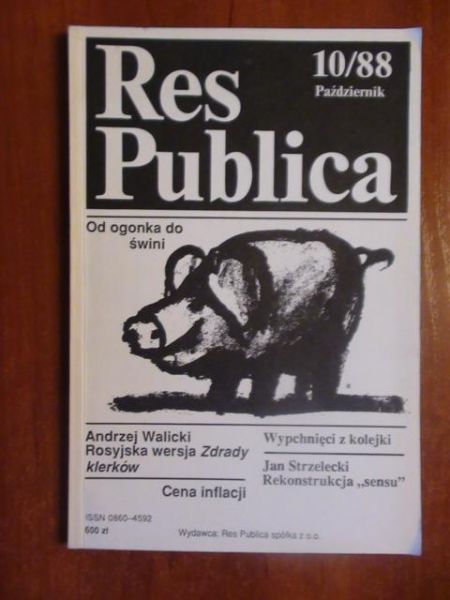 Król Marcin (red.) - Respublica 10/88