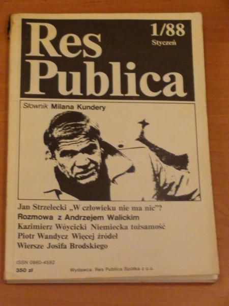 Król Marcin (red.) - Res Publica 1/88