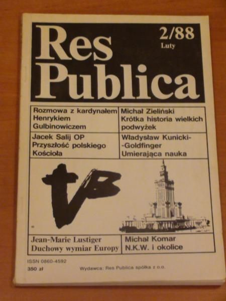 Król Marcin (red.) - Res Publica 2/88