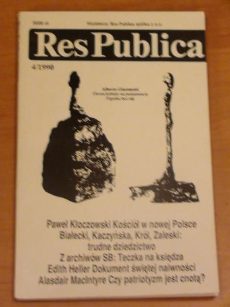 Król Marcin (red.) - Res Publica 4/1990