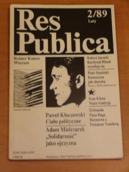 Król Marcin (red.) - Res Publica 2/89