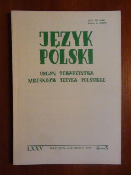 Język polski 4-5, 1995