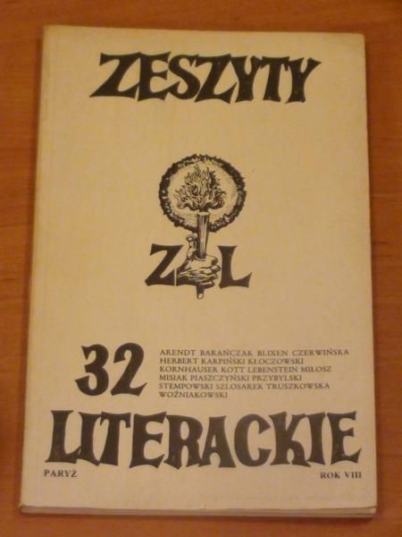 Toruńczyk Barbara (red.) - Zeszyty literackie 32 1990