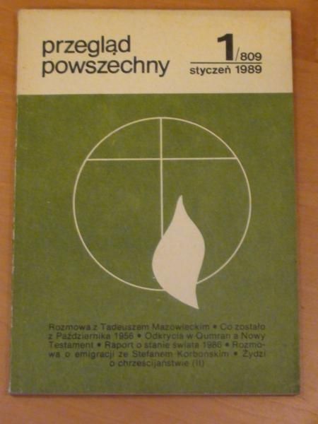 Opiela Stanisław (red.) - Przegląd powszechny 1/809 1989