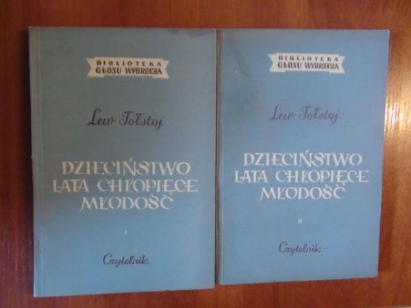 Dzieciństwo, lata  chłopięce, młodość. T. I-II