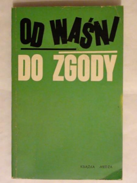Od waśni do zgody