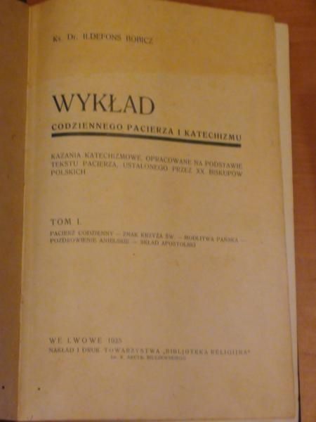 Wykład codziennego pacierza i katechizmu 1935r.