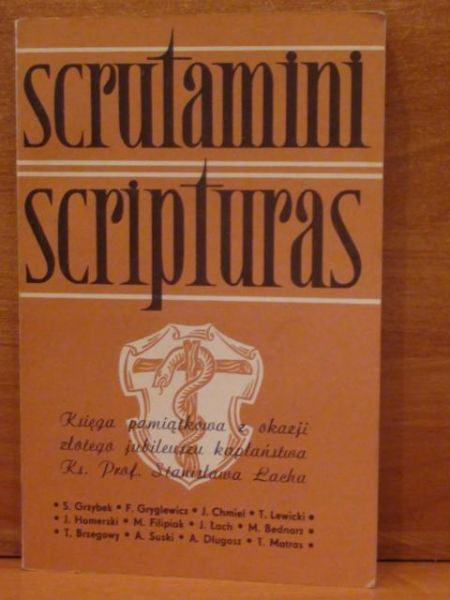., Gryglewicz F. - crutamini cripturas
