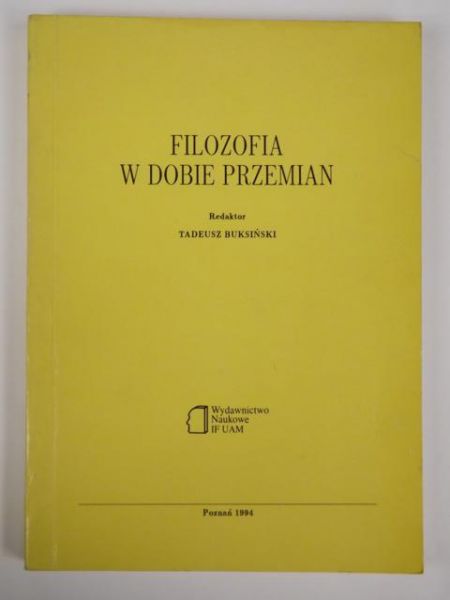 Filozofia w dobie przemian
