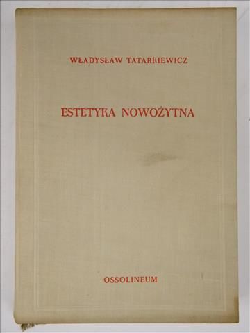 Estetyka nowożytna, t.3