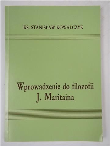 Wprowadzenie do filozofii J. Maritaina