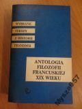 Antologia filozofii francuskiej XIX wieku