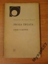 Proza świata Eseje o mowie