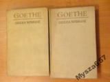 GOETHE Dzieła wybrane t. I-II Utwory poetyckie