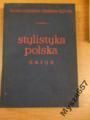 Stylistyka Polska Zarys Pwn