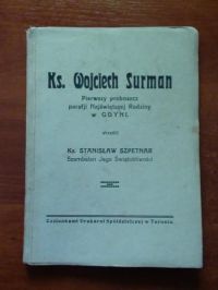 Ks. Wojciech Surman, 1933 r.