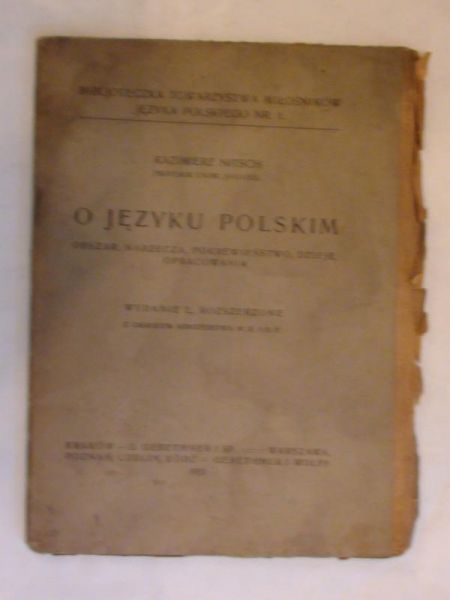 O języku polskim 1921 r.