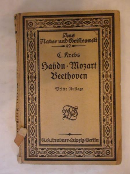Crebs Carl - Haydn Mozart Beethoven 1920