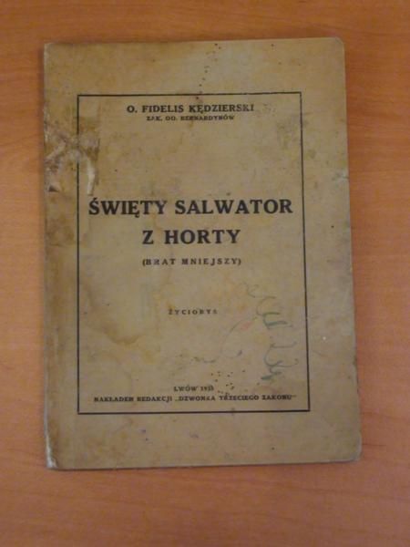 Święty Salwator z Horty (brat mniejszy) 1938 r.