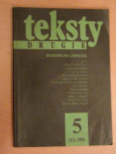 Teksty drugie 5 (11) 1991