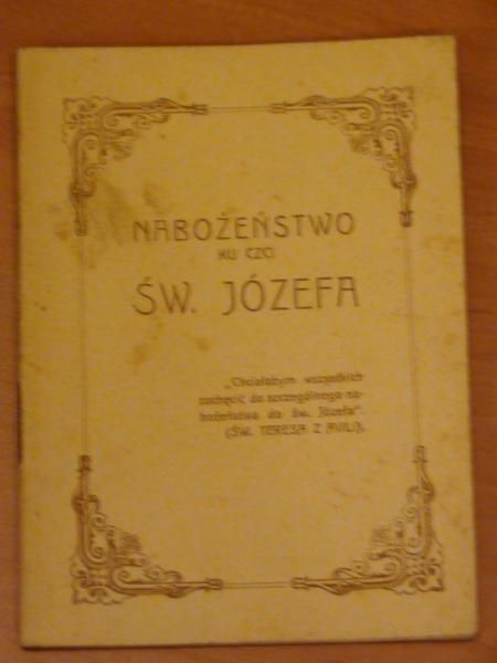 Nabożeństwo ku czci Św. Józefa 1930 r.
