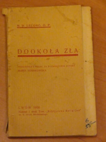 Dookoła zła  1936 r.