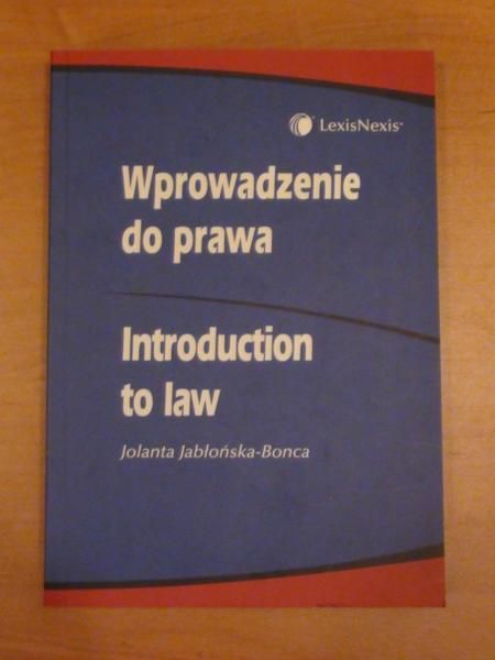 Wpowadzenie do prawa. Introduction to law