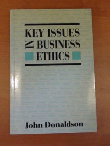 Key issues in business ethics