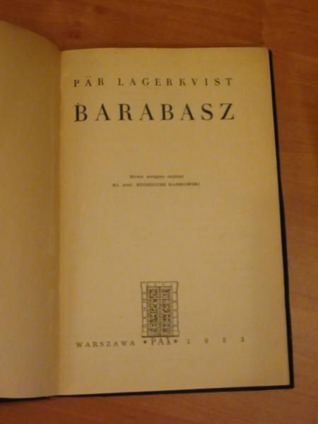 Lagerkvist Par - Barabasz